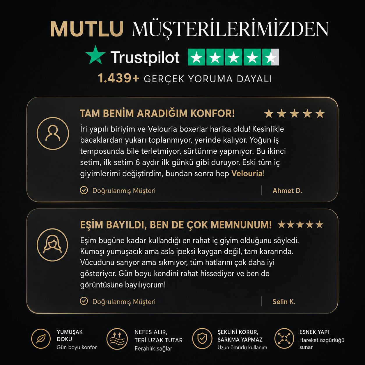 Premium Fiber Boxer Şort