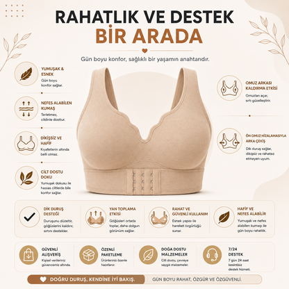 Duruş Destekleyici Konfor Sütyeni | Toparlayıcı ve Günlük Rahat Kullanım