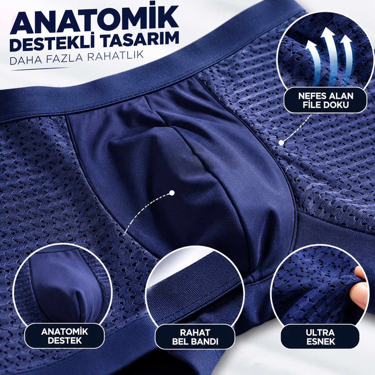 Velouria™ AirFlex Nefes Alan Bambu Boxer