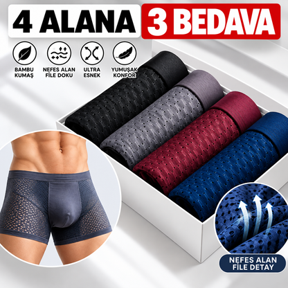 Velouria™ AirFlex Nefes Alan Bambu Boxer